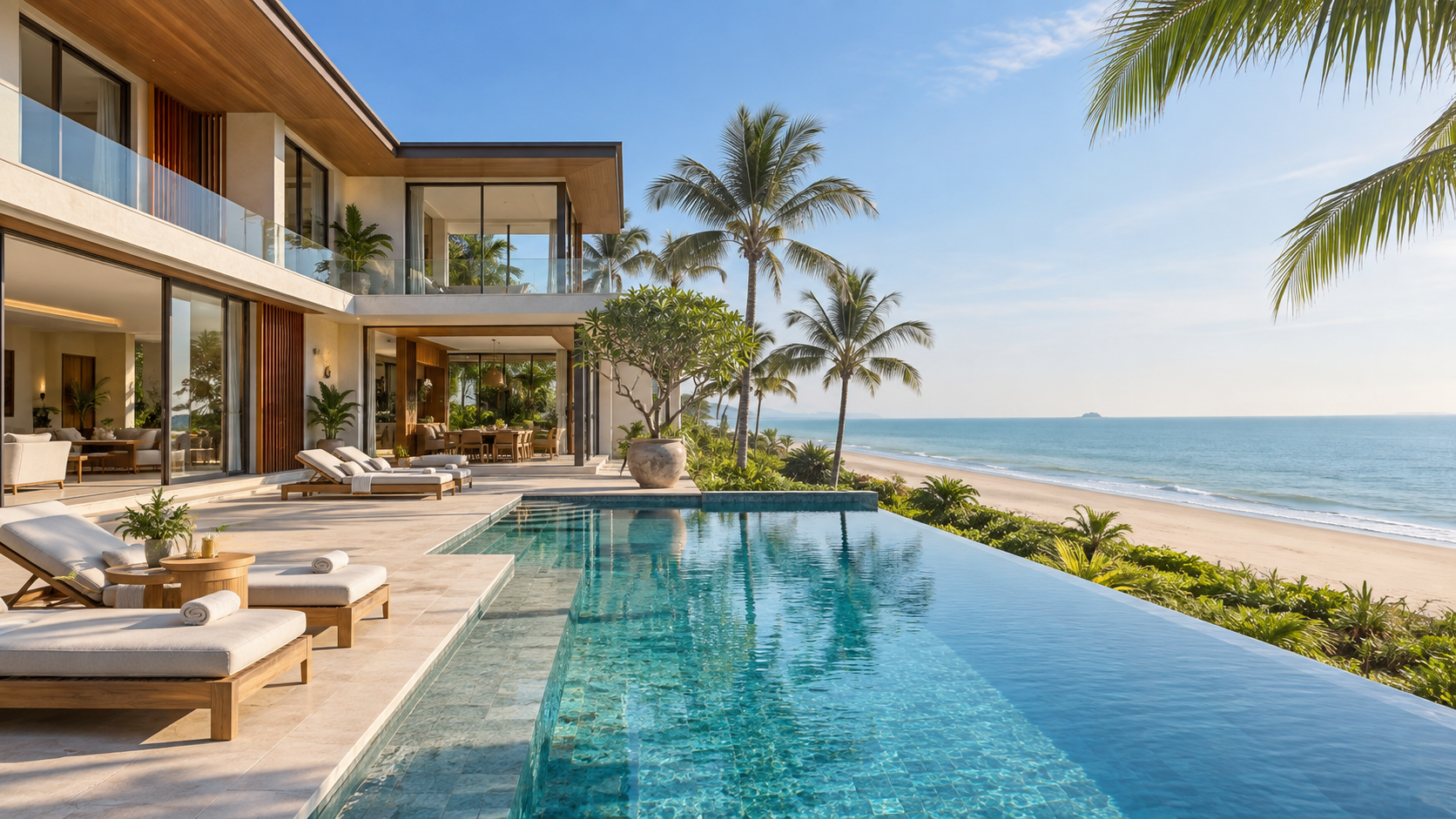 Villa inspiration: a coastal pool villa with an open sea view